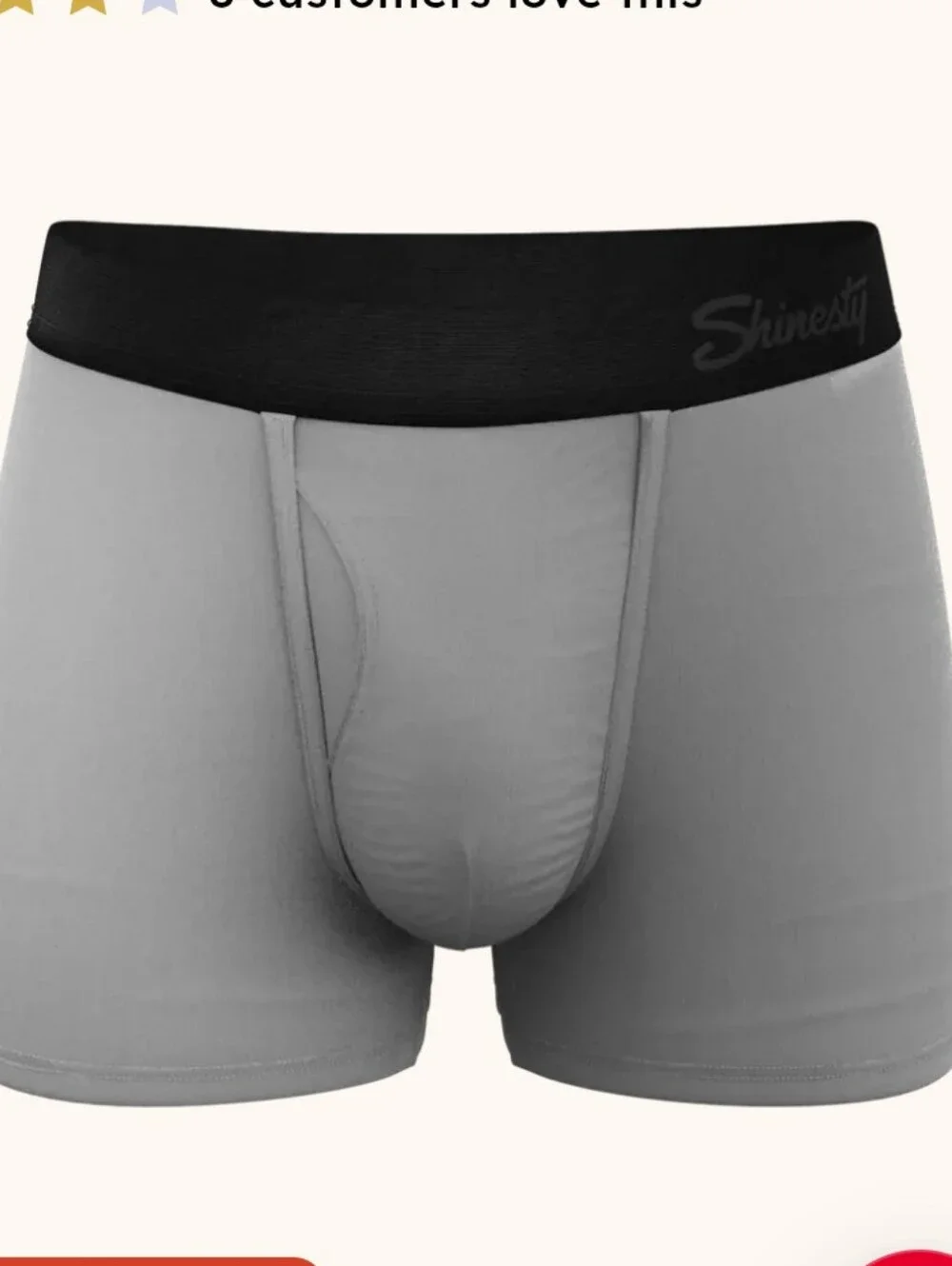 Shinesty The 50 Shades - Grey Ball Hammock® Pouch Trunks Underwear - L
